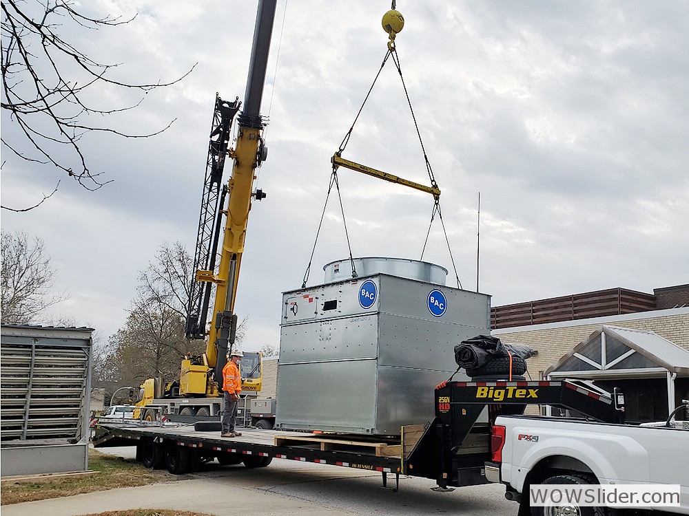 Rigging Cooling Tower